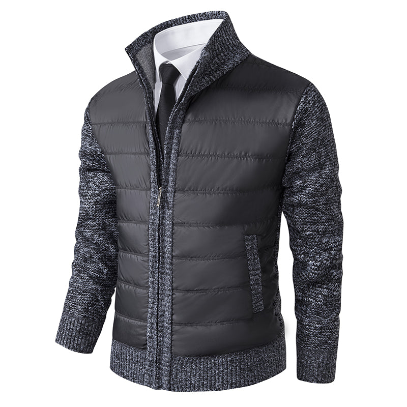 Herren Winter Strickjacke | Mit Reißverschluss
