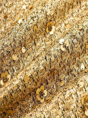 Lässige Tweedjacke Für Damen | Goldene Pailletten