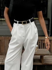 Damen Hose Mit Hoher Taille | Lang
