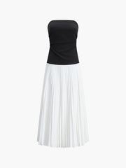 Elise | Stilvolles Bustier-Top & Fließender Maxi-Rock für einen edlen Look