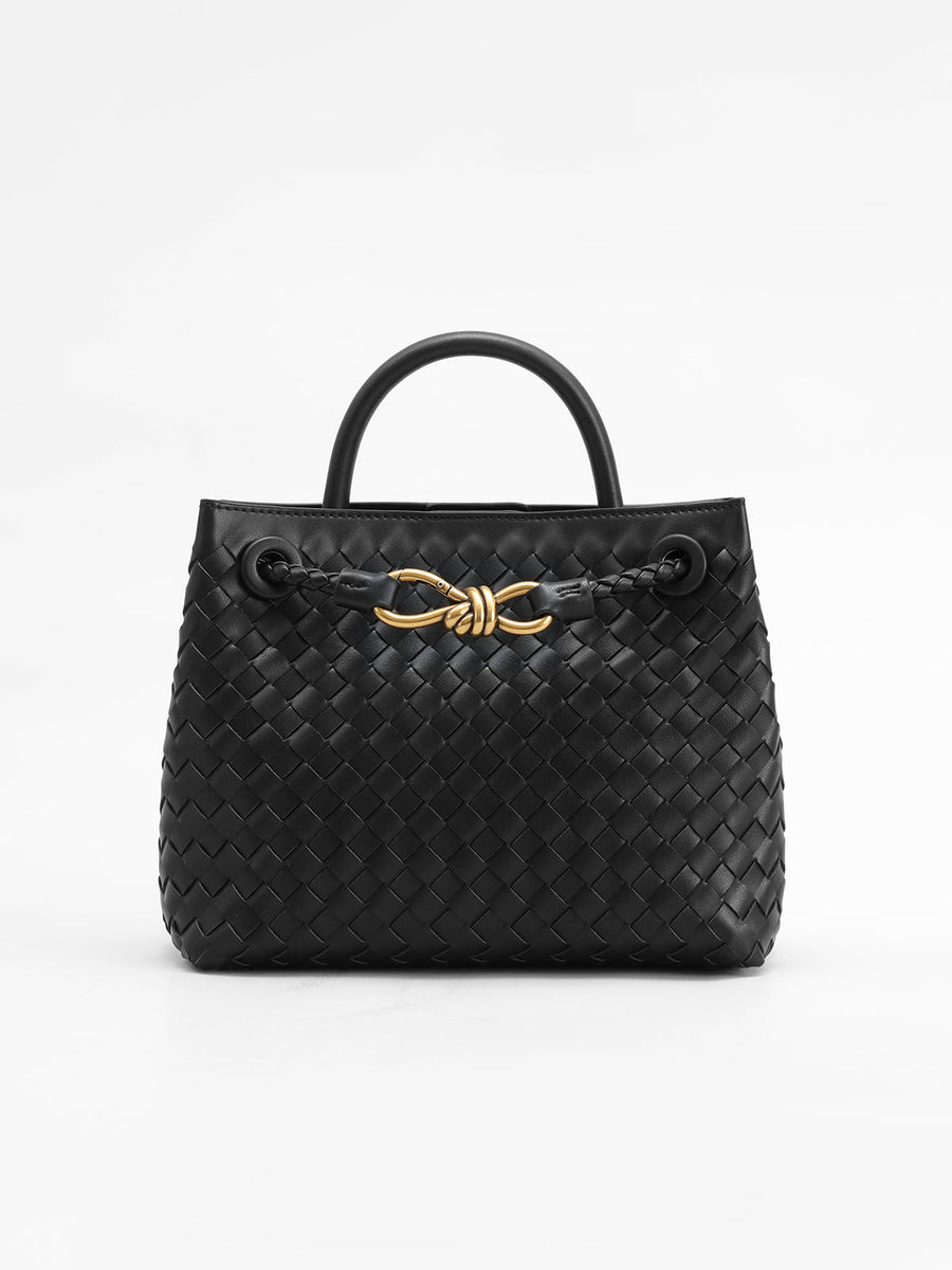 Damen Handtasche – Elegante Tasche mit Drehverschluss & Schulterriemen