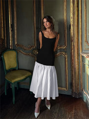 Evelyn | Elegantes Rüschen-Maxikleid für stilvolle Anlässe
