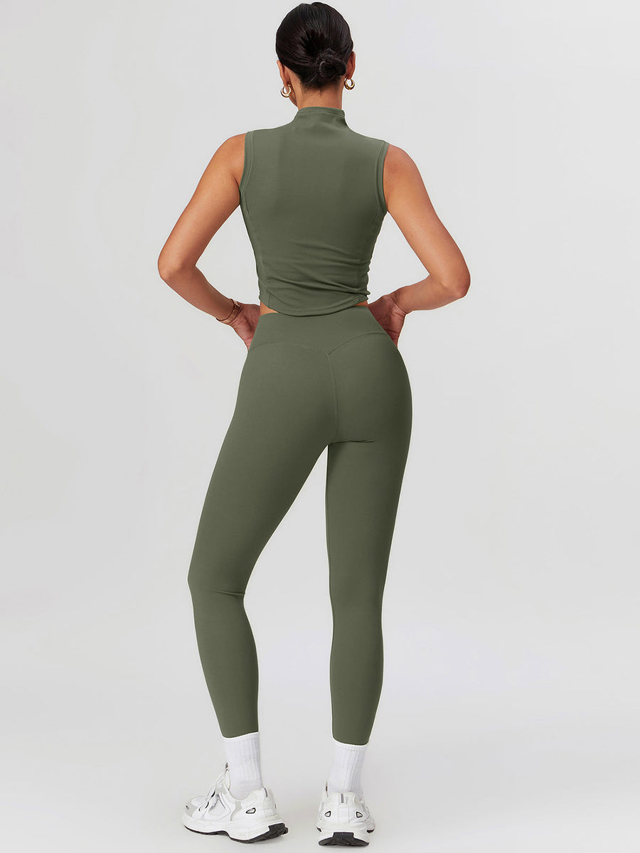 High-Waist Po-Lifting Leggings – Formende Bauchkontrolle Sportbekleidung