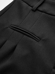 Leichte Mid-Waist Sommer Shorts Damen – Semi-Transparent, Ohne Gürtel