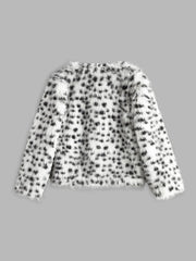 Stylische Kunstfelljacke mit Leopardenmuster – Trendig & Kuschelig