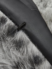 Stylische Kunstfelljacke mit Leopardenmuster – Trendig & Kuschelig