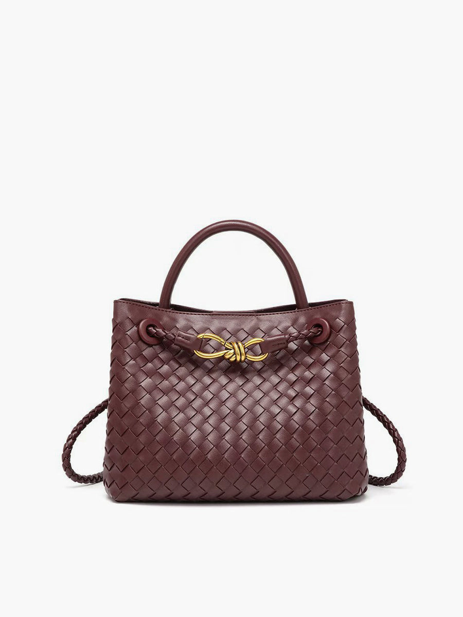 Damen Handtasche – Elegante Tasche mit Drehverschluss & Schulterriemen