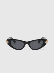 Vintage Cat-Eye Sonnenbrille Schwarz – UV400 Schutz, Leichtgewicht