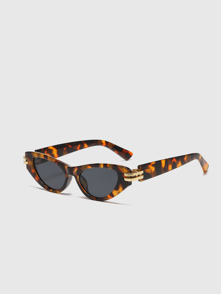 Vintage Cat-Eye Sonnenbrille Schwarz – UV400 Schutz, Leichtgewicht