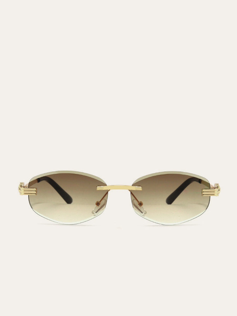 Premium Randlose Sonnenbrille mit Farbverlauf – UV-Schutz & Leichtgewicht