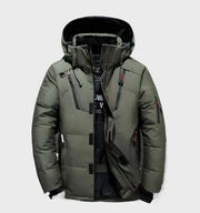 Winter-Steppjacke Für Herren | Mit Kapuze