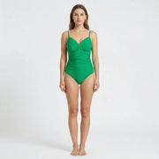 Badeanzug Damen | Raffung in der Taille & Figurformender Sitz
