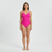 Badeanzug Damen | Raffung in der Taille & Figurformender Sitz