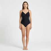 Badeanzug Damen | Raffung in der Taille & Figurformender Sitz