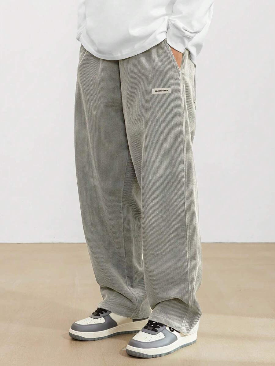 Baggy Hose Herren | Weite Hose Herren | Cleanes Design & Verstellbarer Bund