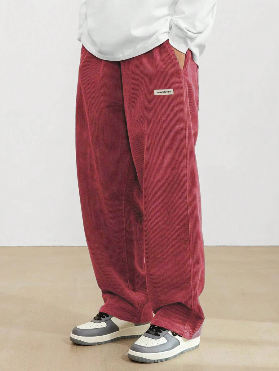 Baggy Hose Herren | Weite Hose Herren | Cleanes Design & Verstellbarer Bund