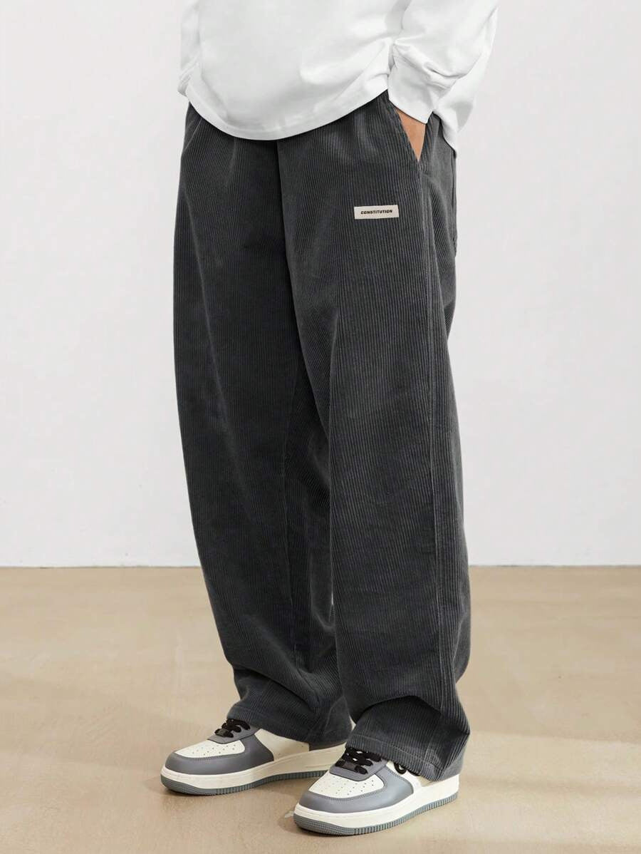 Baggy Hose Herren | Weite Hose Herren | Cleanes Design & Verstellbarer Bund