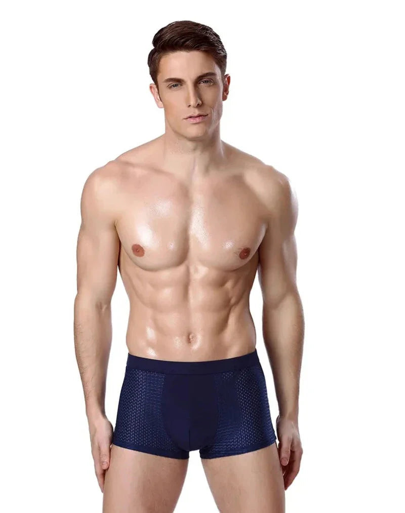 Boxer da uomo in bambù confezione da 10 | biancheria intima traspirante, morbida