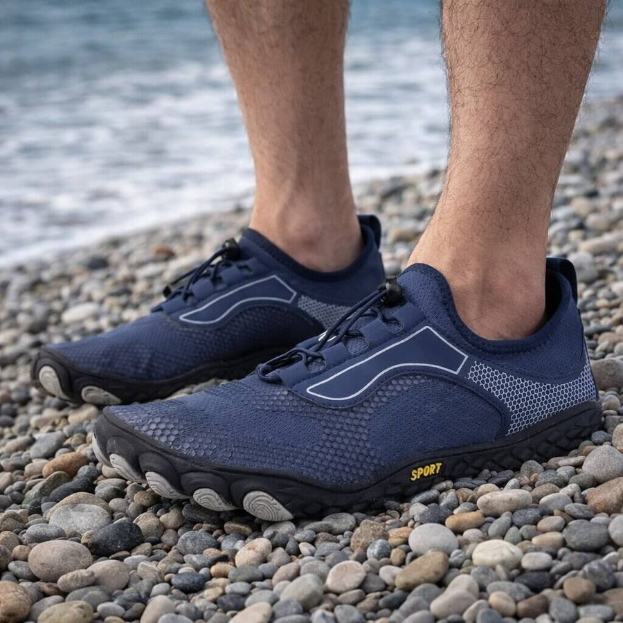 Barfußschuhe Wasserfest Herren | Schnellverschluss & Flexibler Grip
