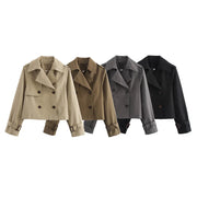 HANNELORE - KURZE TRENCH JACKE