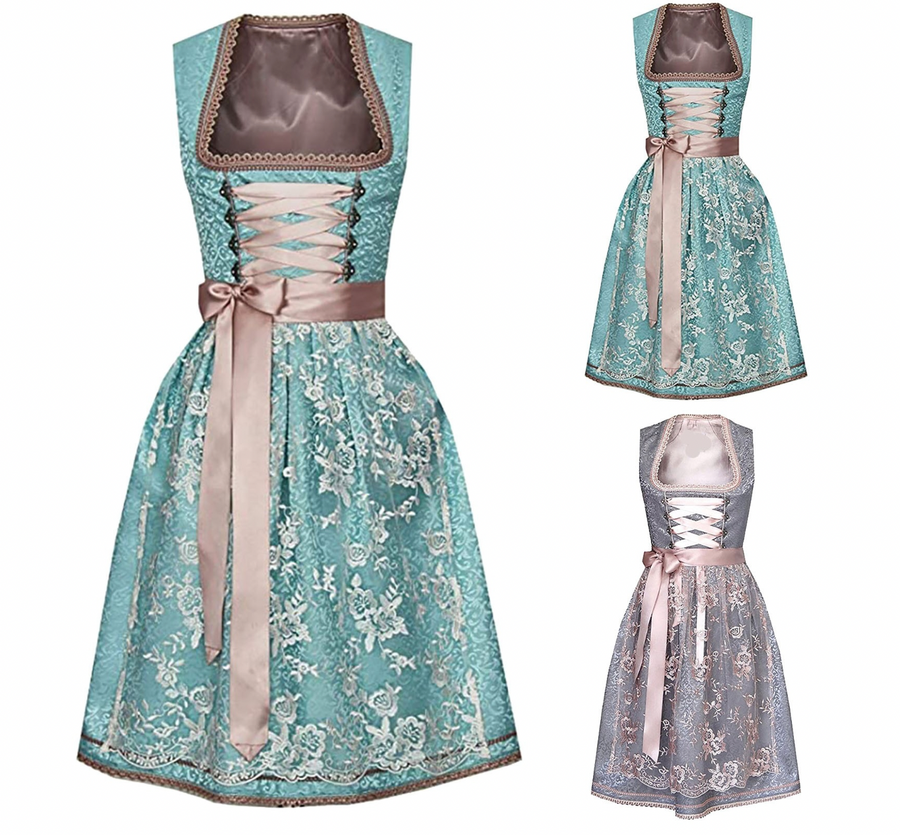 Trachtig mia - einzigartige tracht für damen mit schürze und bluse