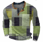 Lawson | Stilvolles Henley-Shirt mit geometrischem Muster