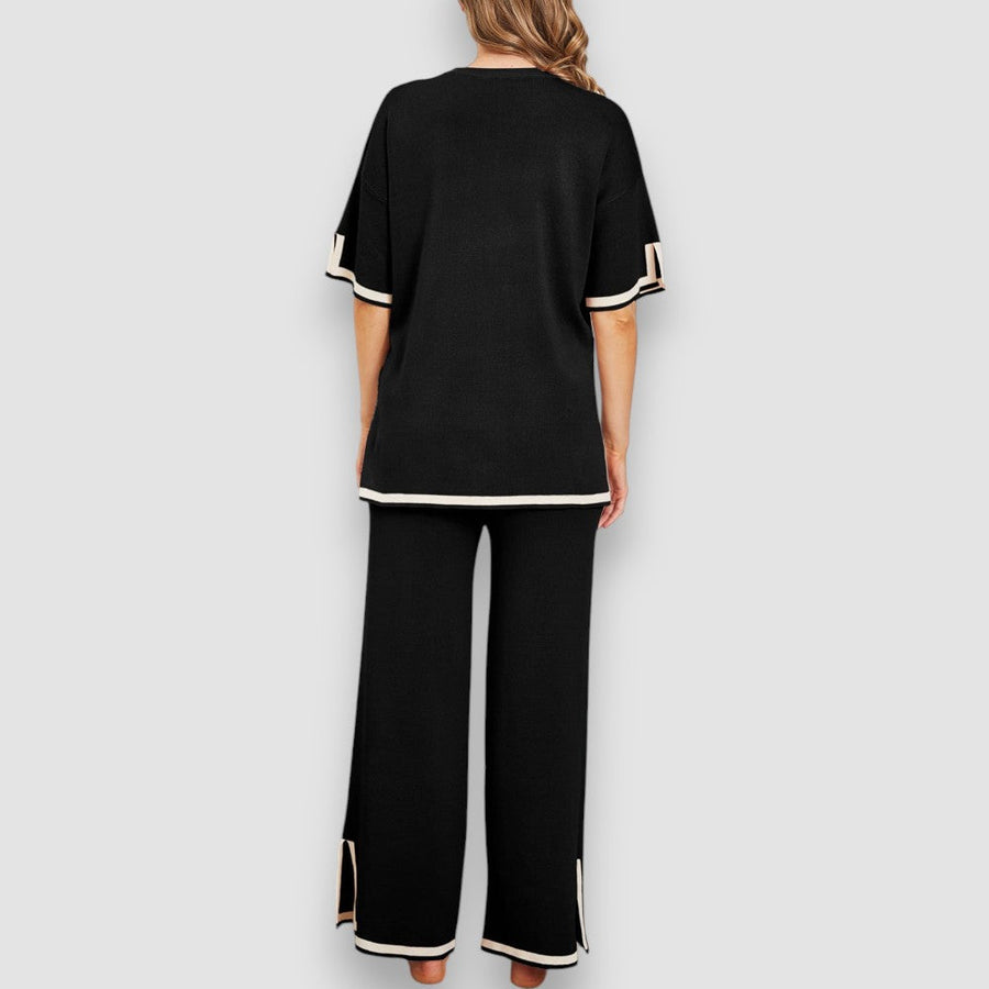 Esme | Edles elastisches Strick-Lounge-Set