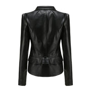 Stilvolle Lederjacke Für Damen | Langarm