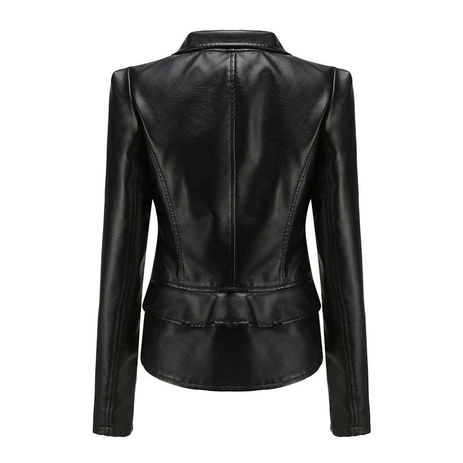 Stilvolle Lederjacke Für Damen | Langarm