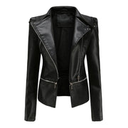 Stilvolle Lederjacke Für Damen | Langarm