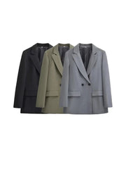 Blazer Damen Zweireihig | Blazerausrichtung & Strukturierter Look