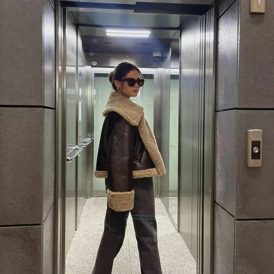 perfekte Lederjacke für den Herbst