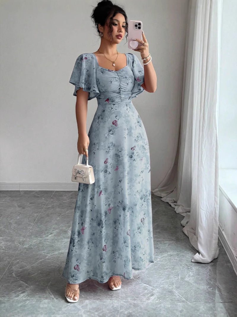 Blumenkleid Maxi Sommer Elegant