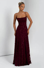 Blumenmuster Kleid | Festliches Kleid für Damen