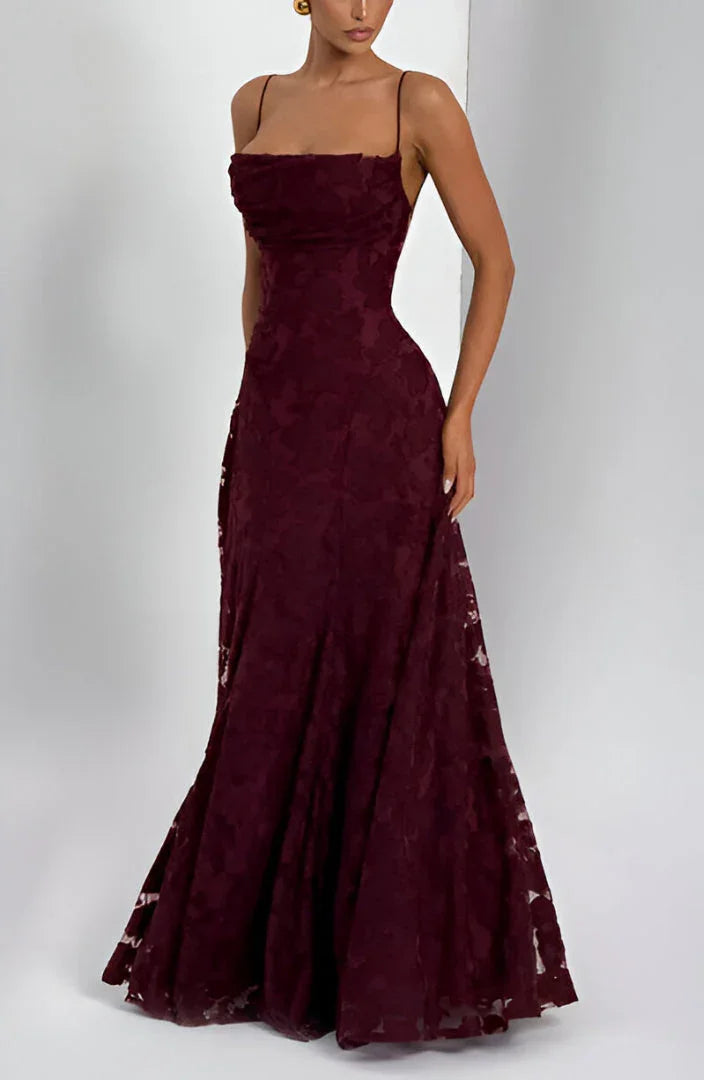 Blumenmuster Kleid | Festliches Kleid für Damen