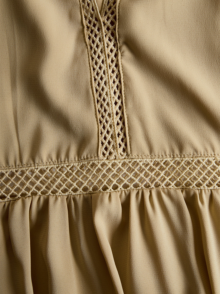 Miniabito bohemien con spalle scoperte | Abiti donna