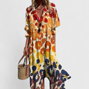 Boho-Kleid Damen Bunt | Elegantes Festliches Kleid
