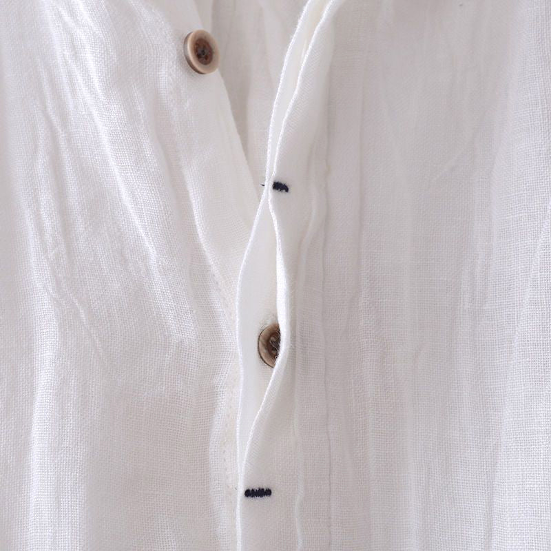 Camicia di lino Bologna | Camicie da uomo a maniche corte