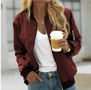Bomberjacke Damen | Reißverschluss & cleanes Kurzdesign