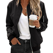 Bomberjacke Damen | Reißverschluss & cleanes Kurzdesign