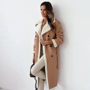 Damen Wintertrenchcoat | Mit Knöpfen