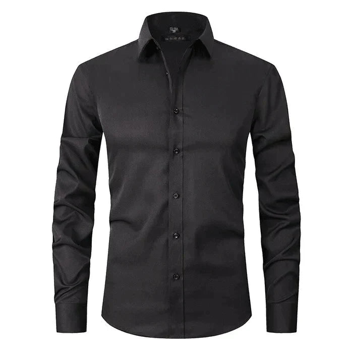 Braony | Klassisches Langarmh Herrenhemd mit modernem Slim-Fit
