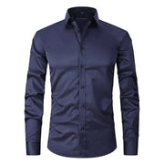 Braony | Klassisches Langarmh Herrenhemd mit modernem Slim-Fit