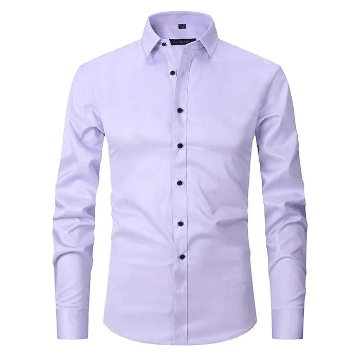 Braony | Klassisches Langarmh Herrenhemd mit modernem Slim-Fit