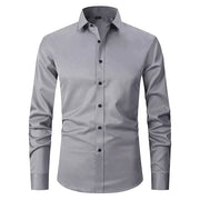 Braony | Klassisches Langarmh Herrenhemd mit modernem Slim-Fit