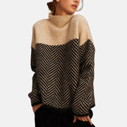 ASTA - FISCHGRÄT-STRICKPULLOVER