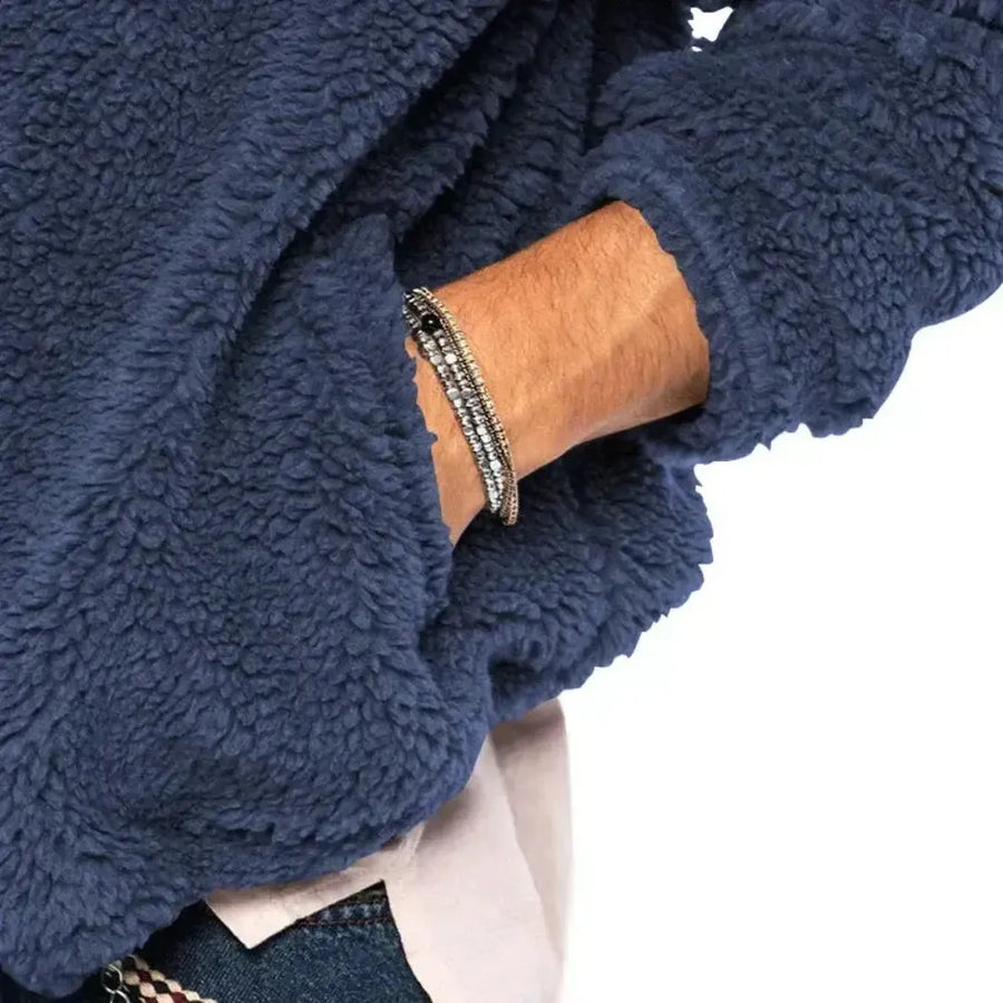 Lässige Fleecejacke Mit Reißverschluss Für Herren | Winter