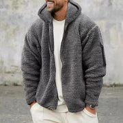 Lässige Fleecejacke Mit Reißverschluss Für Herren | Winter