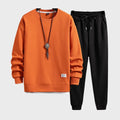 Orange-schwarz