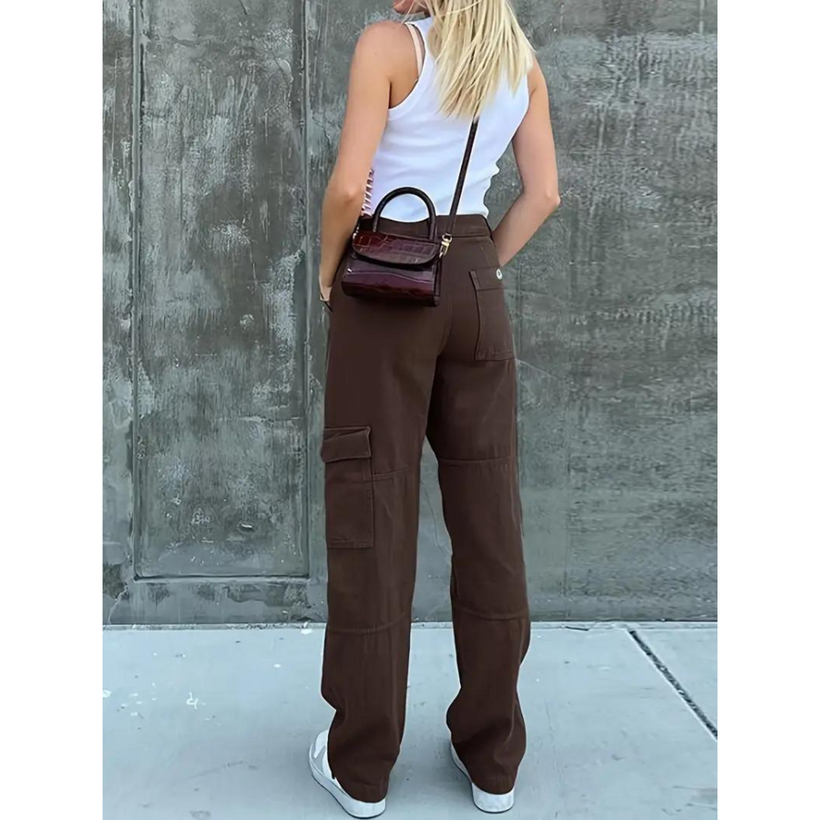 Damen Leinenhose Cargo – Lässig & Modisch für jeden Tag